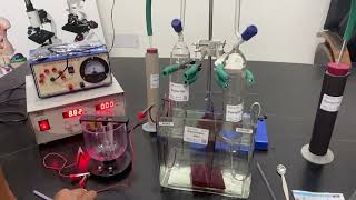 How To Use H Electrolysis water Voltameter Hydrogen gas Lab model workings Parts Abron Hindi [upl. by Nnaarat]