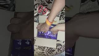 Unboxing packaging Cadbury 10 rs dairy milk chocolate [upl. by Townsend]