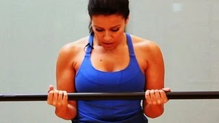 How to Do a Barbell Curl  Female Bodybuilding [upl. by Arliene]