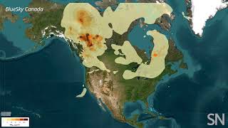 Wildfire smoke forecast July 1013 2023  Science News [upl. by Howlyn230]