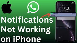 FIXED WhatsApp Notifications Not Showing or Working on iPhone Unless I Open App [upl. by Casilda48]