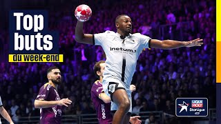 HANDBALL  LE DEMI TOUR CONTACT DE MALADE  😱  Le top buts du weekend LiquiMolyStarLigue [upl. by Eiralam871]