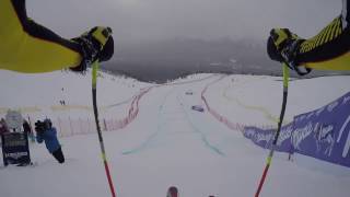 2016 Lake Louise Alpine Ski World Cup Downhill  POV [upl. by Hawkins]