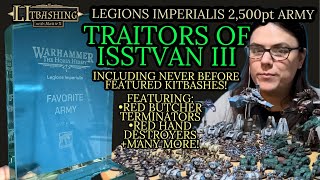 Traitors of Isstvan III  a Deep Dive into the Award Winning Army Featuring brand new kitbashes [upl. by Sadnalor30]