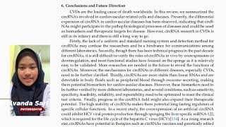 Reading Journal quotThe Landscape of Circular RNAs in Cardiovascular Diseasesquot [upl. by Blessington]