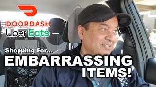 Shopping For EMBARRASSING ITEMS  DoorDash Uber Eats Driver  Vegas Ride Along  2024  Ep 30 [upl. by Ecaj]