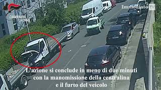 RAFFICA DI FURGONI RUBATI IN TOSCANA 6 DEL FOGGIANO ARRESTATI I MEZZI FINIVANO SUL MERCATO ESTERO [upl. by Hultin]