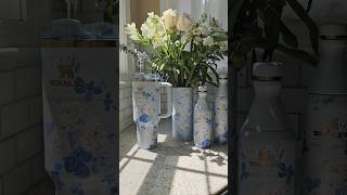 LOVESHACKFANCY X STANLEY amp 1800FLOWERS UNBOXING HAUL 🩵💙💐 loveshackfancy stanleycup 1800flowers [upl. by Anawyt]