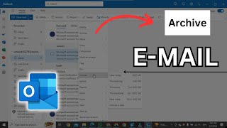 How To ArchiveUnarchive Emails In Outlook  Move Archived Emails To Inbox [upl. by Aes899]