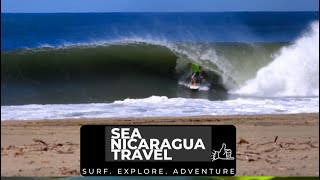 2023 Nicaragua Best Surf Clips seanicaraguatravel [upl. by Liberati]