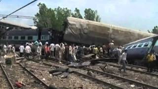 Dozens dead in Indian train crash [upl. by Forkey]