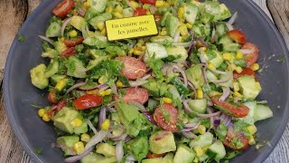 We Cant Stop Eating This Salad Healthy and Tasting Avocado Salad [upl. by Valsimot]