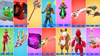 ALL WINTERFEST PRESENTS OPENED 2022 FORTNITE [upl. by Eilasor]