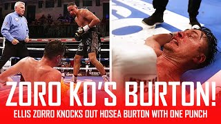 Ellis Zorro BRUTALLY KOS Hosea Burton [upl. by Gnoz]