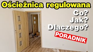 Wszystko o ościeżnicy regulowanej Jaki otwór pod drzwi 80 z ościeżnica regulowaną [upl. by Nnylatsirk865]