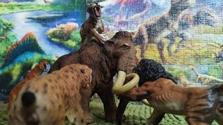 Woolly Mammoth VS Smilodon Pack [upl. by Leahcimnaj]