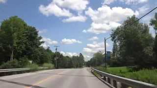 Driving South on Scenic Route 100 in Vermont [upl. by Hnah]