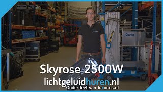 Instructievideo  Skyrose 2500W  Lichtgeluidhurennl  Luxonos [upl. by Tenaej]