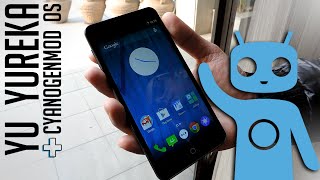 CyanogenMod OS on YU YUREKA Detailed overview features and customization [upl. by Adnahcal453]