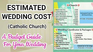 Estimated Wedding Cost  Catholic Church  Budget Guide  Philippines  Ritz Inspire [upl. by Gladstone]