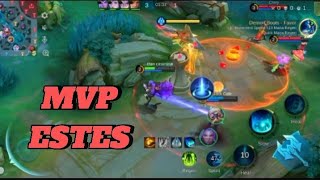 MVP ESTES MOBILE LEGENDS SUPPORT PWDE PALA MAG MVP [upl. by Enilra]