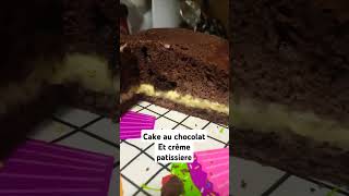 Cake au chocolat et crème pâtissière ❤️ [upl. by Edana]