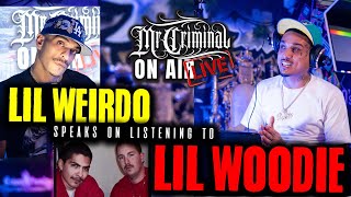 Mr Criminal On Air LIVE Lil Weirdo Talks Listening to Lil Woodie and fallout [upl. by Ahsimac]