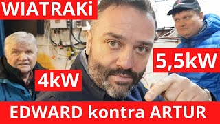 Energia off grid wiatrak 55 kW kontra wiatrak Edwarda 4kW kto wygra Dwa różne podejścia [upl. by Wina748]