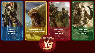 Commander VS S15E3 Sidisi VS Grothama VS Zndrsplt amp Okaun VS Ruhan EDH [upl. by Ibrek630]