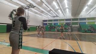 Ponoka broncs vs Lacombe rams girls basketball [upl. by Goulden]