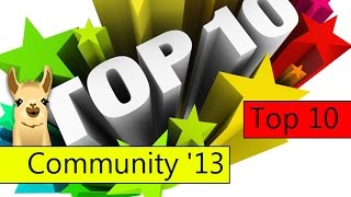 CommunityLama 2013  Die besten Brettspiele des Jahres  Top 10  SpieLama [upl. by Esaele]