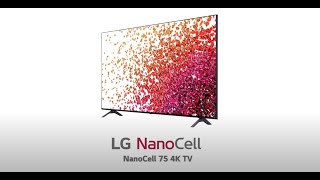 LG NanoCell LG NanoCell 75 4K TV  LG [upl. by Worden]