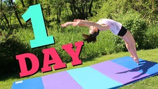 How to get your Back Handspring in ONE Day [upl. by Pamella]