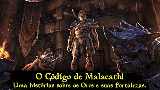 Biblioteca de Skyrim quotO Código de Malacathquot Sobre Orcs e suas Fortalezas The Code of Malacath [upl. by Eb]