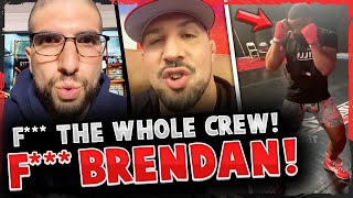 Ariel Helwani SNAPS at Brendan Schaub AGAIN Tyron Woodley BEGINS TRAINING for Jake Paul REMATCH [upl. by Linnea33]