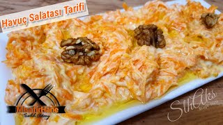 HAVUÇ SALATASI TARATOR TARİFİ🥕😋 Nasıl Yapılır [upl. by Valery]