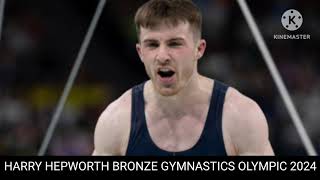 Harry hepworth vault bronze  Harry hepworth gymnastics Olympic 2024 [upl. by Vrablik]