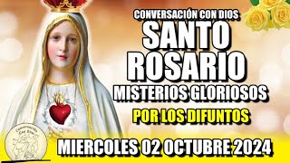 💖 SANTO ROSARIO de Hoy 🌹 MIERCOLES 02 OCTUBRE 2024  MISTERIOS GLORIOSOS  VIRGEN DE FÁTIMA [upl. by Peh775]