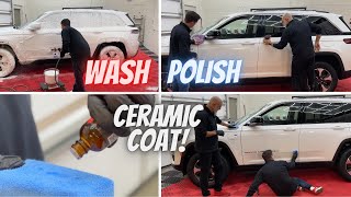 How to ceramic coat a brand new car Step by step DIY guide [upl. by Rizas10]