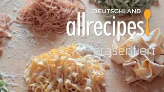 Tagliatelle selber machen mit Maschine [upl. by Langill476]