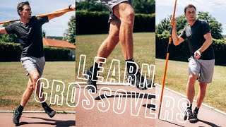 How to throw the javelin  6  Learning crossovers [upl. by Fianna]