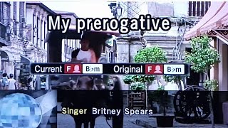 MY PREROGATIVE Britney Spears 🎵Karaoke Version🎵 [upl. by Tiloine]