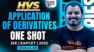 Applications of Derivatives Class 11 Maths One Shot in తెలుగు  EAPCET JEE Maths  EAPCET JEE 2025 [upl. by Paugh]