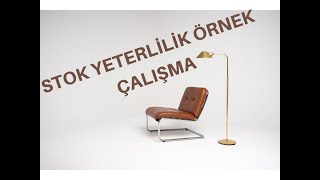 Perakende  Mağazacılık  Stok yönetimi  Stok yeterlilik örnek analiz [upl. by Spalding776]