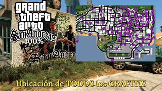 ¿Qué pasa cuando consigues TODOS LOS GRAFITIS en GTA SAN ANDREAS [upl. by Stamata]