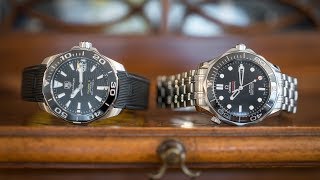 Omega Seamaster 300m vs TAG Heuer Aquaracer 300m  1 Year Later [upl. by Warfore]