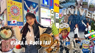 Japan Vlog 🇯🇵🍜 Osaka amp Kyoto Trip Exploring Universal Studios🎢 [upl. by Fishback]