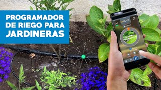 Cómo instalar un programador de riego automático para jardineras [upl. by Ynahpit]