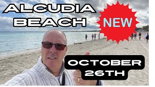 Alcudia Beach Walk October 26th [upl. by Padegs]