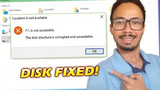 The Disk Structure is Corrupted and Unreadable NEW SOLUTION [upl. by Peery]